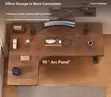 Dual Motor Electric Standing Desk - Kahawia - 5