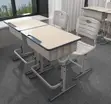 Set ya Dawati na Kiti cha Ergonomic Kinachoweza Kurekebishwa kwa Wanafunzi - 3
