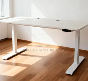 Modular Single Seater Standing Desk - Nyeupe
