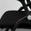Foldable Office Study Mesh Chair - Black - 3