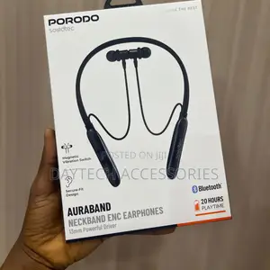 Porodo Soundtec Viora Neckband Isiyo na waya Bluetooth 6.0 Earphones