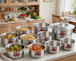 Redberry Sufuria Set 12PCS Aluminium (12-23cm)