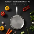 30cm Stainless Steel Honeycomb Skillet Pan - 1