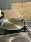30cm Stainless Steel Honeycomb Skillet Pan - 3
