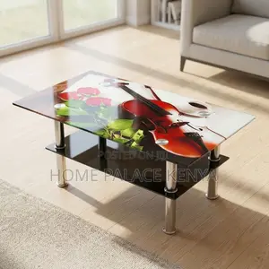 Modern Coffee Table - Black Glossy Finish