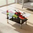 Modern Coffee Table - Black Glossy Finish - 1