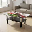 Modern Coffee Table - Black Glossy Finish - 2