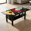 Modern Coffee Table - Black Glossy Finish - 5