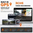 3-Channel 4G LTE Dash Cam 2K Front Camera - 3