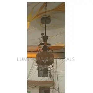Loft Style Wire Cage Pendant Light with Jute Wrap