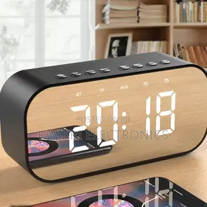 HAVIT M3 Bluetooth Speaker with Alarm Clock (Black)