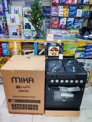 Mika 58x58cm 3 Gas + 1 Electric Free-Standing Cooker