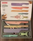Macaroon Colourful Six-Piece Kitchen Knife Set - 1