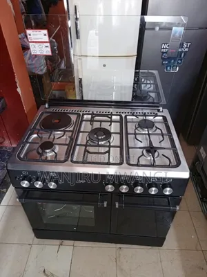 Mika Jiko la Gesi la Nje 5 na Oven ya Umeme