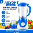Ailyons DG-B302 2-in-1 Blender and Grinder - 2