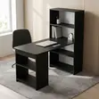 1.4m Home Computer Desk - Nyeusi - 5