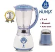 Nunix Blender na Grinder ya Countertop 2-in-1 - 1