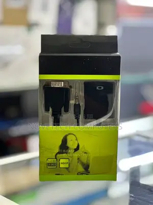 VGA kwa HDMI Converter Adapter Cable na Audio