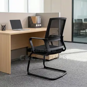 Ergonomic Medium-Back Mesh Meeting Chair