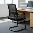 Ergonomic Medium-Back Mesh Meeting Chair - 5