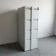 Kabati la Faili la Metali lenye Droo 4 na Bar ya Kufunga - Nyeupe - 3