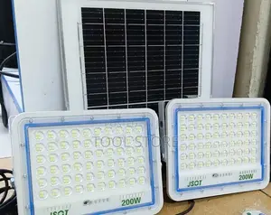 JSCT Solar-Powered LED Floodlight with Panel