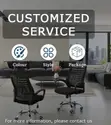 Adjustable Mesh Working Desk Chair with Headrest - 1
