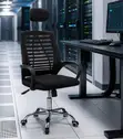 Midback Office Computer Chair - Black Mesh - 4