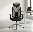 Luma Ergonomic Office Chair (Red/Blue/Black) - 4