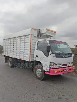 Isuzu NPR Food Truck 2014 Nyeupe