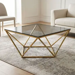 Elegant Centre Coffee Table - Black Glossy