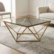Elegant Centre Coffee Table - Black Glossy - 1