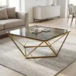 Elegant Centre Coffee Table - Black Glossy - 3