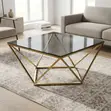 Elegant Centre Coffee Table - Black Glossy - 4