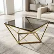 Elegant Centre Coffee Table - Black Glossy - 5