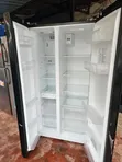 Panasonic Side-by-Side Refrigerator (Nyeusi) - 2