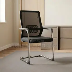 High Backrest Fabric Visitor Chair
