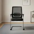 High Backrest Fabric Visitor Chair - 4