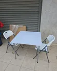 Meza ya Plastiki ya Metali ya Kukunja ya Mtendaji - 2