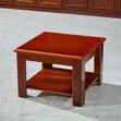 Meza ya Kahawa ya Ofisi ya Mbao - 4
