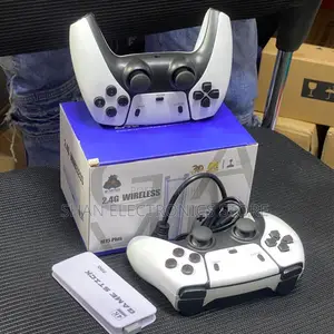 Portable 4K Game Stick 64GB with Dual Wireless Controllers