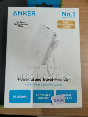 Anker Power Bank 10,000 mAh, 22.5W