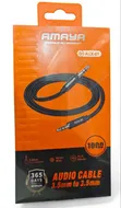 AMAYA AUX-01 Kebo ya Sauti 3.5mm hadi 3.5mm 1M Kufumwa kwa Niloni - 1