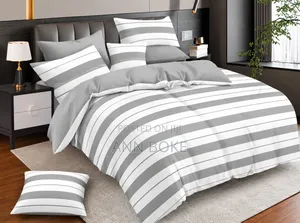 Duvet Cover Set, Bedsheet & 4 Pillowcases (6x7)