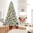 High Count Snow Flocked Christmas Tree 2.4m (8ft) - 2