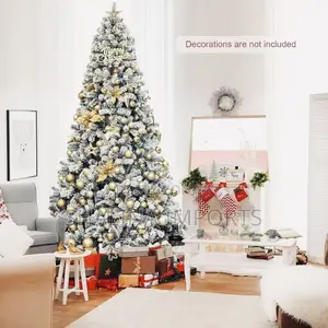 High Count Snow Flocked Christmas Tree 7ft