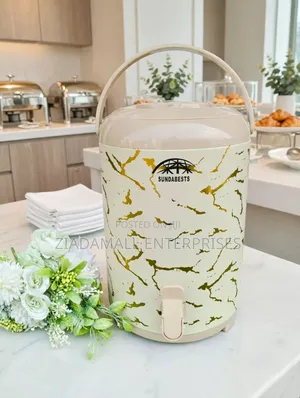 Sundabests 9.5L Tea Urn - Marble Effect Food Flask - New