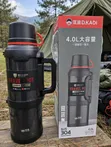 KD Vacuum Flask 4.0L - D.KADI Travel Pot - 48Hrs Hot/Cold - 1
