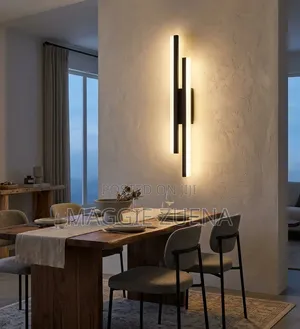 Black LED Wall Light