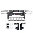 Toyota Hilux Chrome Black Nudge Bar - 2